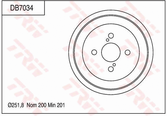 Brake Drum (DB7034)