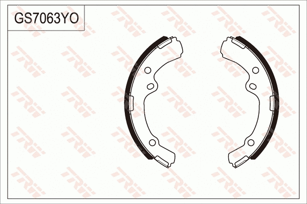 Brake Shoe Set (GS7063)
