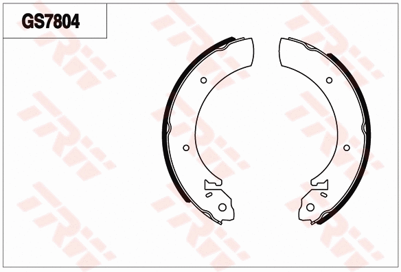 Brake Shoe Set (GS7804)
