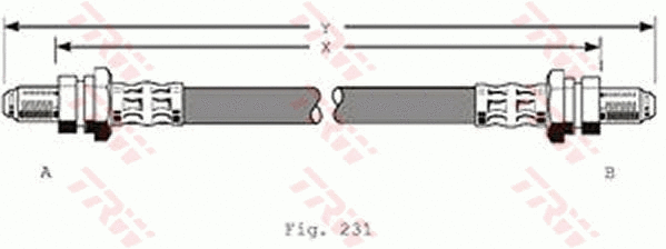 Brake Hose (PHD323)