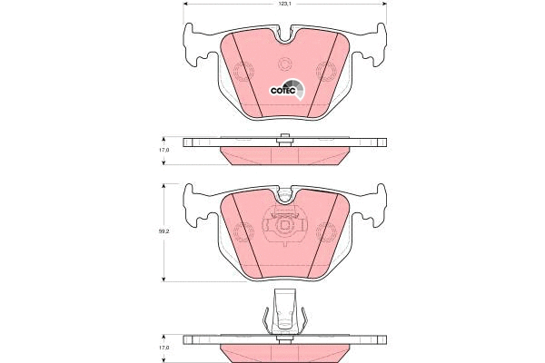 Brake Pad Set, disc brake (GDB1527)
