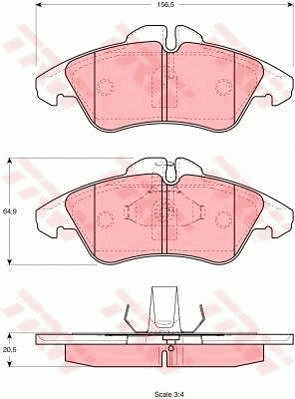 Brake Kit, disc brake (GTD1168)