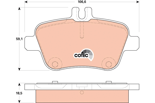 Brake Pad Set, disc brake (GDB1920)