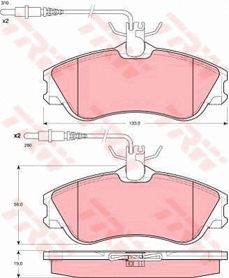 Brake Kit, disc brake (GTD1031)