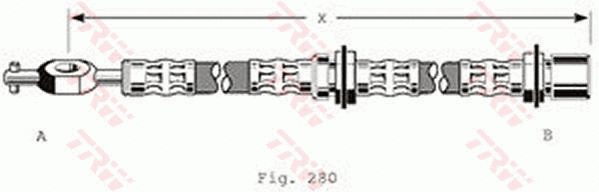 Brake Hose (PHD184)