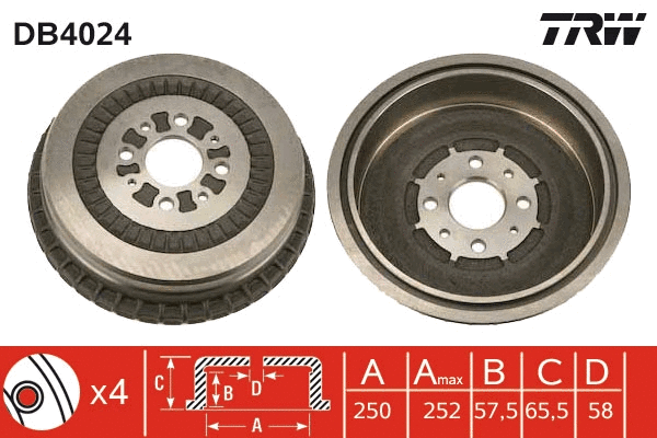 Brake Drum (DB4024)