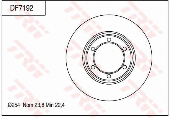 Brake Disc (DF7192)