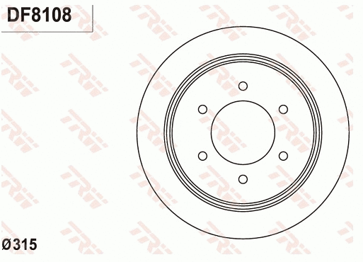 Brake Disc (DF8108)
