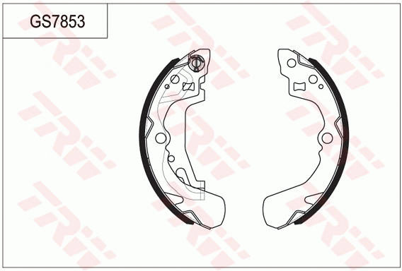Brake Shoe Set (GS7853)
