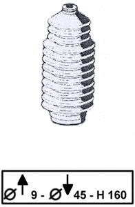 Bellow Kit, steering (JBE150)