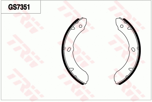 Brake Shoe Set (GS7351)