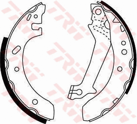 Brake Shoe Set (GS8607)