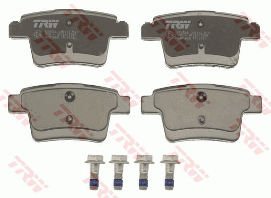Brake Pad Set, disc brake (GDB1665)