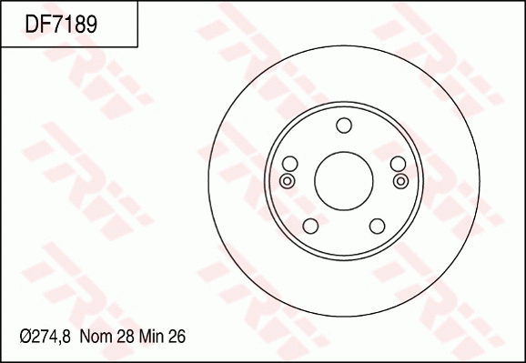 Brake Disc (DF7189)