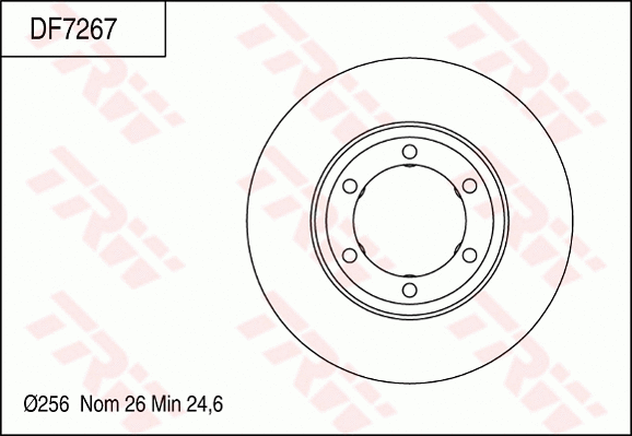 Brake Disc (DF7267)