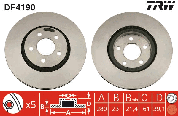 Brake Disc (DF4190)