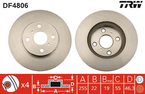Brake Disc (DF4806)