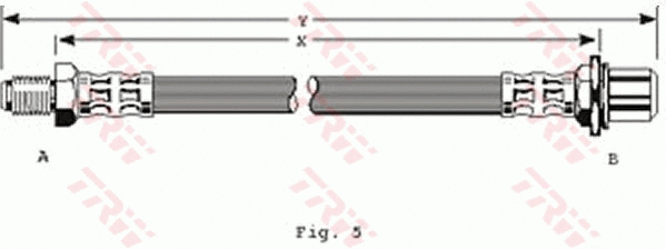 Brake Hose (PHB170)