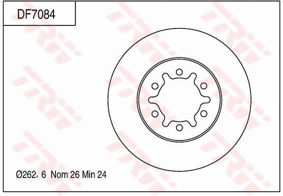 Brake Disc (DF7084)
