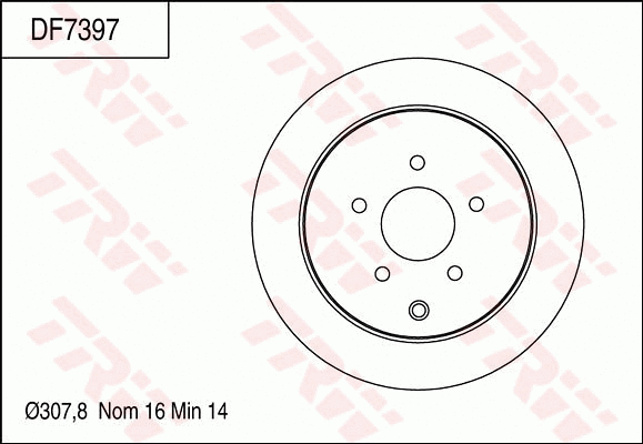 Brake Disc (DF7397)