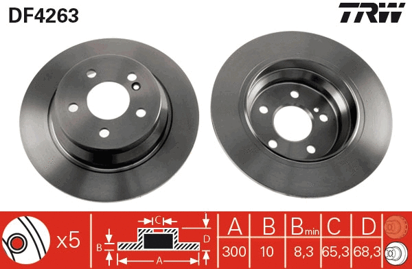 Brake Disc (DF4263)