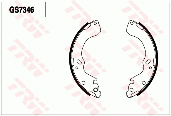 Brake Shoe Set (GS7346)