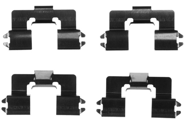 Accessory Kit, disc brake pad (PFK521)