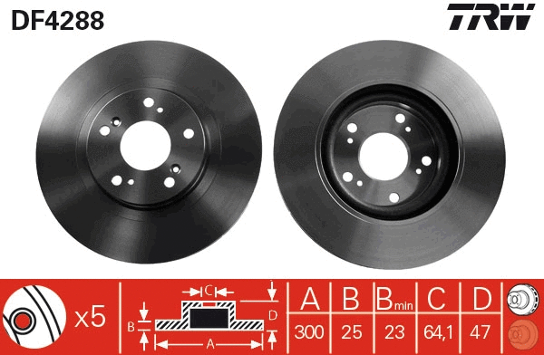 Brake Disc (DF4288)