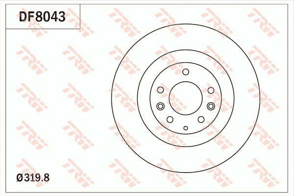 Brake Disc (DF8043)