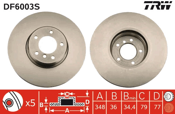 Brake Disc (DF6003S)