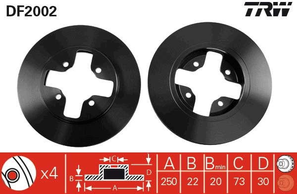 Brake Disc (DF2002)