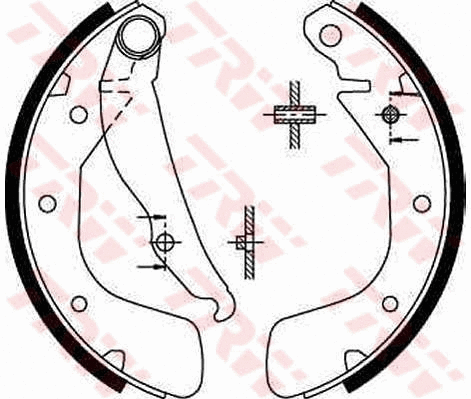 Brake Shoe Set (GS8543)