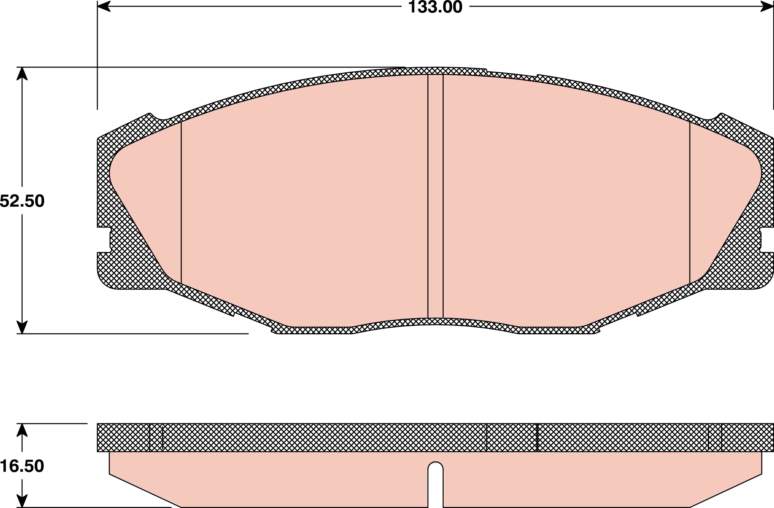 Brake Pad Set, disc brake (GDB3118)
