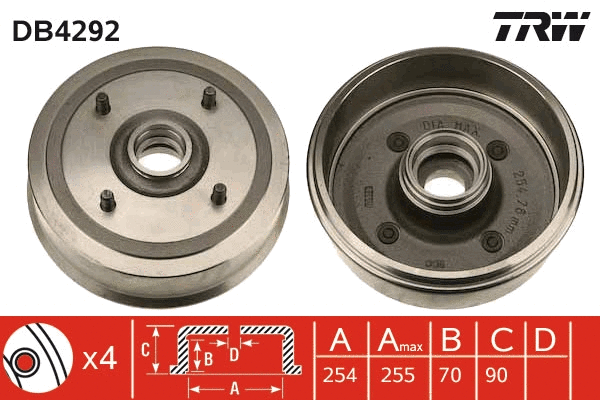 Brake Drum (DB4292)