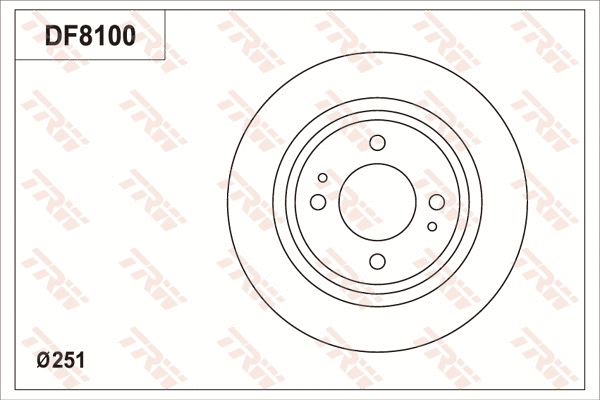Brake Disc (DF8100)