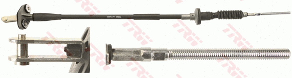 Cable Pull, clutch control (GCC4053)