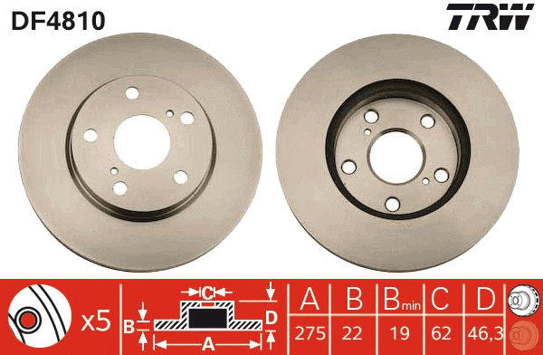 Brake Disc (DF4810)
