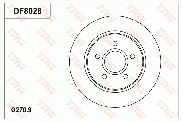 Brake Disc (DF8028)