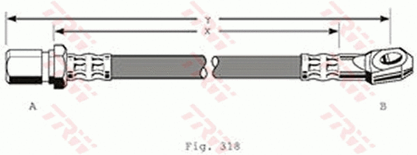Brake Hose (PHD241)