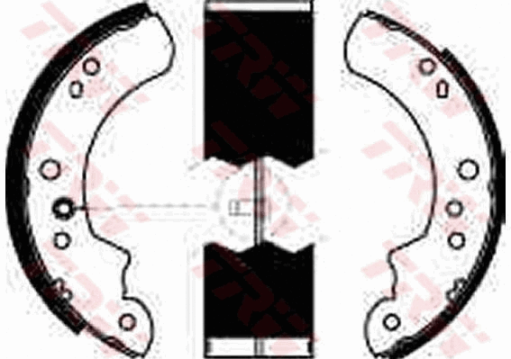 Brake Shoe Set (GS6222)
