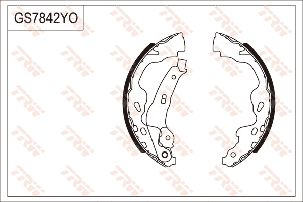 Brake Shoe Set (GS7842)