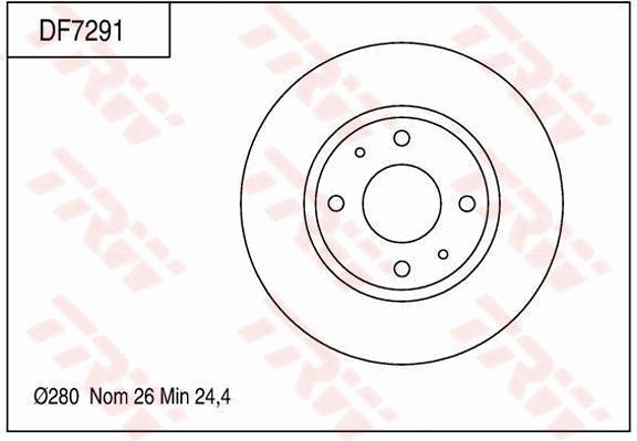 Brake Disc (DF7291)
