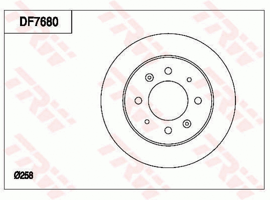 Brake Disc (DF7680)