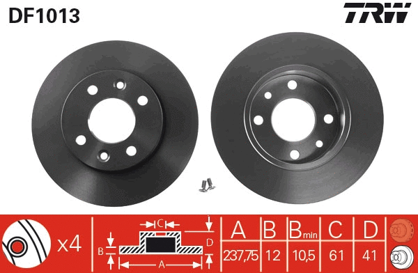 Brake Disc (DF1013)