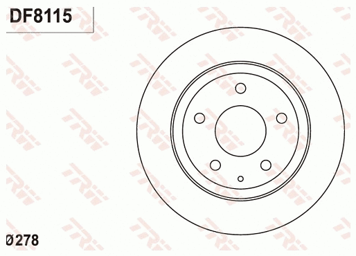 Brake Disc (DF8115)