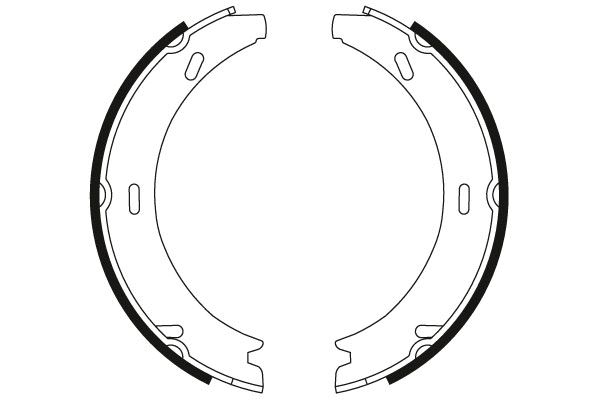 Brake Shoe Set, parking brake