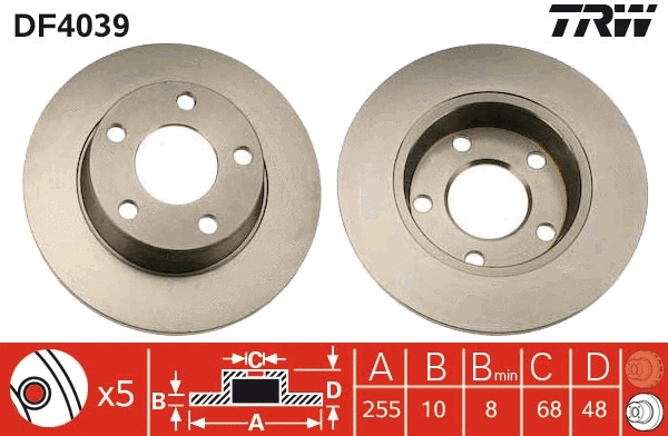 Brake Disc (DF4039)