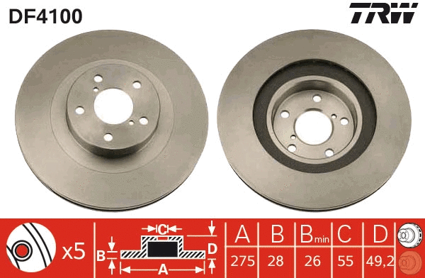 Brake Disc (DF4100)