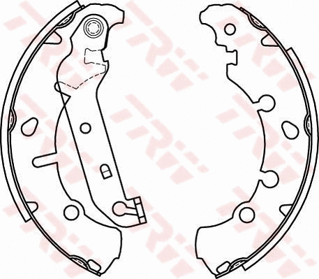 Brake Shoe Set (GS8454)