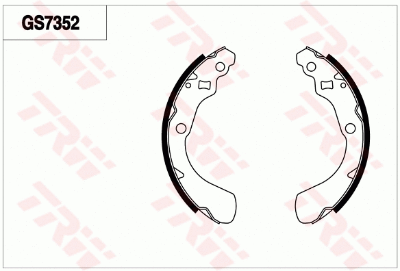 Brake Shoe Set (GS7352)
